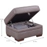 Cervosa Storage Footstool Leather Cateogry 15(S)