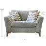 Hanna Snuggler Fabric Standard Dimensions