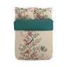 V&A Chinese Magpie Reversible King Duvet Cover Set Green Overhead