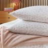 Helena Springfield Calico & Chalk Leaf Sprig King Duvet Cover Set Pink Stack