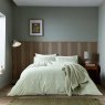 Helena Springfield Calico & Chalk Tranquil Check Super King Duvet Cover Set Green Main