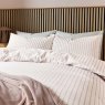 Helena Springfield Calico & Chalk Tranquil Check Double Duvet Cover Set Pink HOB