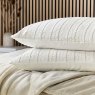 Helena Springfield Calico & Chalk Waffle Stripe Super King Duvet Cover Set Linen Stack