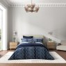 Bedeck Of Belfast Sutton Pillowcase Pair Denim Blue Lifestyle