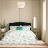 V&A Garden Of Love Reversible Single Duvet Cover Set Soft Teal Main