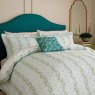 V&A Spitalfields Rose Reversible Double Duvet Cover Set Soft Teal HOB