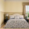 Sanderson X National Trust Paradise Woods Toile Reversible Single Duvet Cover Set Woad