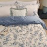 Sanderson X National Trust Paradise Woods Toile Reversible Single Duvet Cover Set Woad Detail