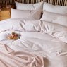 Helena Springfield Calico & Chalk Twill Stripe King Duvet Cover Set Pink Elevated