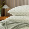 Helena Springfield Calico & Chalk Twill Stripe Single Duvet Cover Set Green Stack
