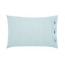Bedeck Of Belfast Oscar Standard Pillowcase Pair Teal & Olive