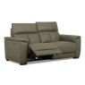 Tuscany 2 Seater Electric Reclining Sofa With USB Charging Port Leather Category 20 BX & NW