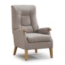 Colchester Fireside Armchair Fabric Oatmeal