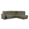 Tuscany 4+ Seater Electric Reclining Corner Sofa With Terminal Chaise LHF Leather Category 20 