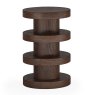 Cali Side/Lamp Table Walnut With Various Levels