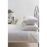 Belledorm Hotel Stripe Single Duvet Set White