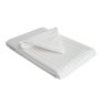 Hotel Stripe Single Flat Sheet White