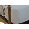 Hotel Stripe Single Fitted Sheet (15") Platinum