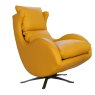 Fama Lenny Swivel & Rocking Armchair Ciervo Leather