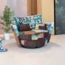 Fama MyNest Swivel Armchair Fabric Series 6 Lifestyle