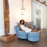 Fama MyNest Swivel Armchair Fabric Series 6 Lifestyle Block Colour