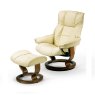 Stressless Mayfair Medium Chair With Classic Base + Footstool Paloma Leather