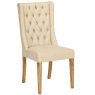 San Agosto Harriet Dining Chair Fabric Beige