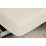Brushed Cotton Single Fitted Sheet (12") Cream