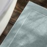 Christy Supreme Hygro Bath Mat Mineral Blue Detail