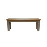 Aquitane 3 Person Dining Bench Weathered Oak