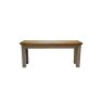 Aquitane Weathered Oak Dining Bench French Grey Small