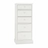 Julie 5 Drawer Tallboy White