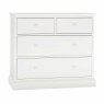 Julie 2 + 2 Chest Of Drawers White