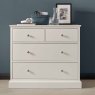 Julie 2 + 2 Chest Of Drawers White