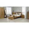 Athens Oak Double (135cm) Bedstead