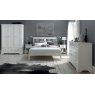 Lipari White Painted 1 Drawer Bedside Locker