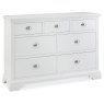 Lipari White Painted 4 + 3 Chest of Drawers