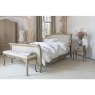 Willis & Gambier Willis & Gambier Camille Oak Double (135cm) Upholstered Low End Bedstead