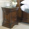 Normandie 3 Drawer Bedside Locker Mahogany