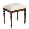 Normandie Bedroom Stool With Upholstered Seat Pad