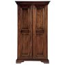 Normandie 2 Door Wardrobe Mahogany