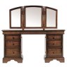 Normandie Dressing Table With Vanity Mirror Mahogany 