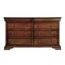 Normandie Wide 4 + 4  Chest Of Drawers