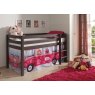 Vipack Vipack Pino Mid Sleeper Bed With Slide Taupe