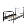 Vipak New York Single Bedstead Black