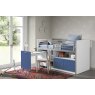 Vipack Bonny Mid Sleeper With Pull Out Desk Blue Lifestyle