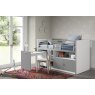 Vipack Bonny Mid Sleeper With Pull Out Desk Silver Lifestyle