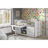 Vipack Bonny Mid Sleeper With Slide Out Desk White Lifestyle
