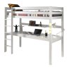 Vipack Vipack Pino High Sleeper With Large Study Desk White