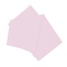 200 Thread Count Single Flat Sheet Powder Pink